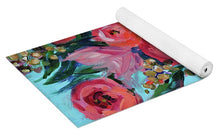 Load image into Gallery viewer, Coral and Blues - Yoga Mat
