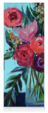 Load image into Gallery viewer, Coral and Blues - Yoga Mat
