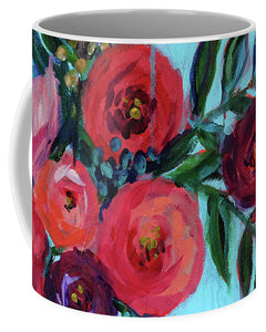 Coral and Blues - Mug