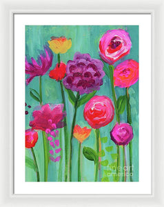 Floral Abyss 2 - Framed Print