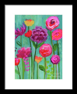 Floral Abyss 2 - Framed Print