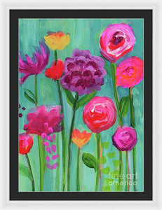 Floral Abyss 2 - Framed Print