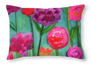 Floral Abyss 2 - Throw Pillow