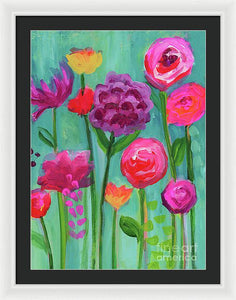 Floral Abyss 2 - Framed Print