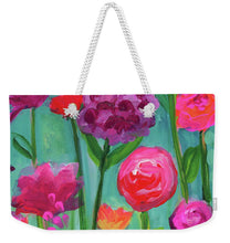 Load image into Gallery viewer, Floral Abyss 2 - Weekender Tote Bag
