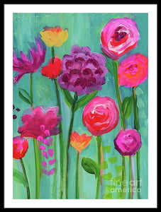 Floral Abyss 2 - Framed Print