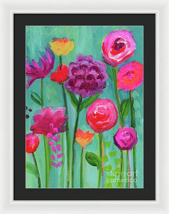 Floral Abyss 2 - Framed Print