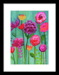 Floral Abyss 2 - Framed Print