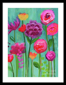 Floral Abyss 2 - Framed Print