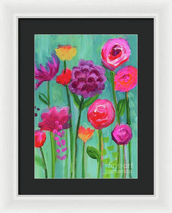 Floral Abyss 2 - Framed Print