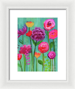 Floral Abyss 2 - Framed Print
