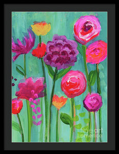 Floral Abyss 2 - Framed Print