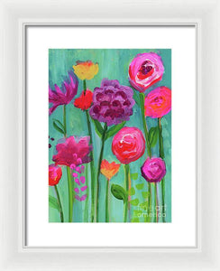 Floral Abyss 2 - Framed Print