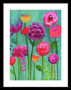 Floral Abyss 2 - Framed Print