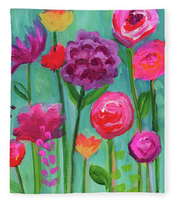 Floral Abyss 2 - Blanket