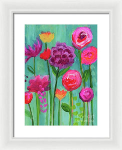Floral Abyss 2 - Framed Print