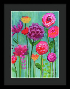 Floral Abyss 2 - Framed Print