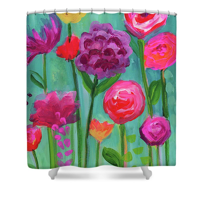 Floral Abyss 2 - Shower Curtain