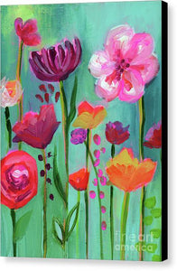 Floral Abyss - Canvas Print