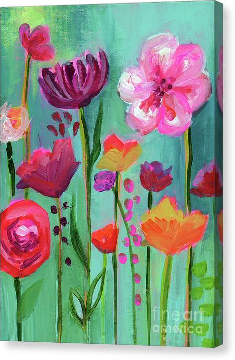 Floral Abyss - Canvas Print