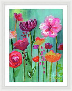 Floral Abyss - Framed Print