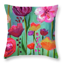 Load image into Gallery viewer, Floral Abyss - Throw Pillow
