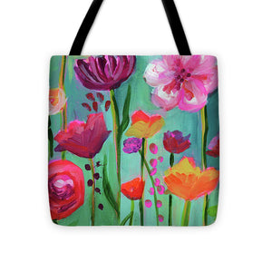 Floral Abyss - Tote Bag