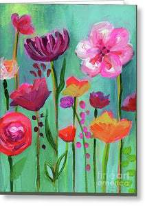 Floral Abyss - Greeting Card