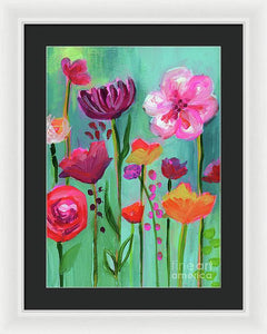 Floral Abyss - Framed Print