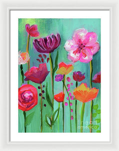 Floral Abyss - Framed Print