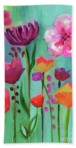 Floral Abyss - Bath Towel