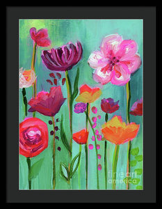 Floral Abyss - Framed Print