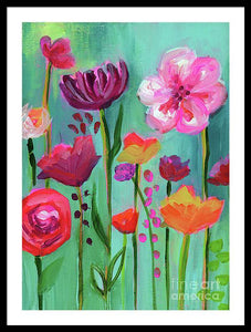 Floral Abyss - Framed Print