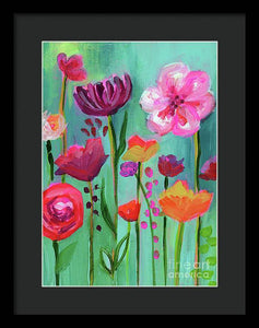 Floral Abyss - Framed Print