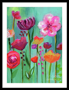 Floral Abyss - Framed Print