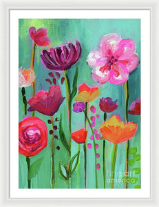 Floral Abyss - Framed Print