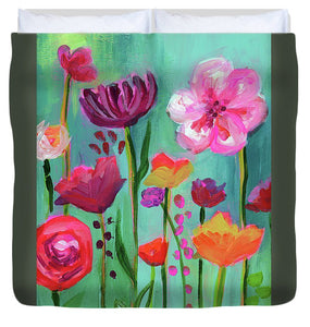 Floral Abyss - Duvet Cover