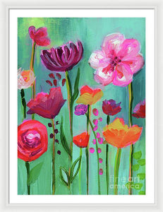 Floral Abyss - Framed Print