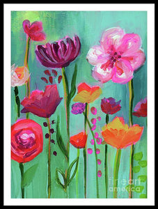 Floral Abyss - Framed Print