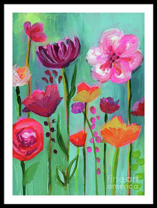 Floral Abyss - Framed Print