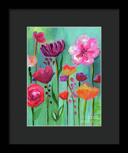 Floral Abyss - Framed Print