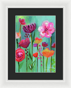 Floral Abyss - Framed Print