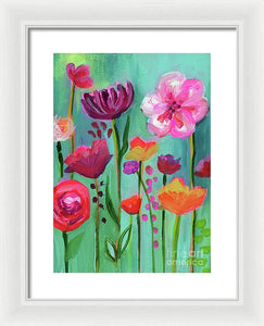 Floral Abyss - Framed Print