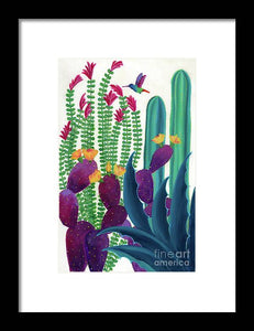 Floral Flight - Framed Print