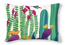 Load image into Gallery viewer, Floral Flight - Throw Pillow
