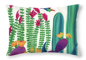 Floral Flight - Throw Pillow