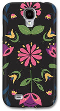 Load image into Gallery viewer, Folk Flower Pattern in Black and Pink - Phone Case
