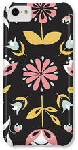 Load image into Gallery viewer, Folk Flower Pattern in Black and White - Phone Case
