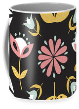 Load image into Gallery viewer, Folk Flower Pattern in Black and White - Mug
