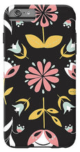 Load image into Gallery viewer, Folk Flower Pattern in Black and White - Phone Case
